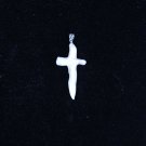 Freshwater Baroque Shaped Cross High Luster Pearl Pendant