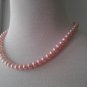 19 inches Freshwater Golden Button High Luster 8-9 mm Princess Pearl Necklace