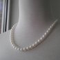 19 inches Freshwater White Round High Luster 8-9 mm Princess Pearl Necklace