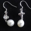 Freshwater High Luster 7-8 mm Pearl Drop Earrings