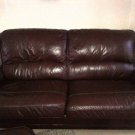 3 Piece Suite - Brown Wade Leather