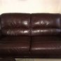 3 Piece Suite - Brown Wade Leather