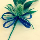 Gents Eryngium buttonhole