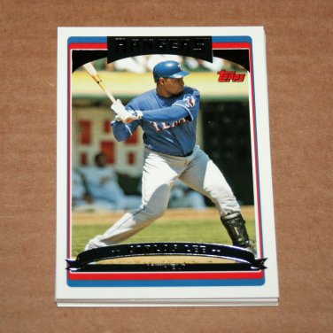 2006 TOPPS BASEBALL - Texas Rangers Team Set (Updates & Highlights Only)