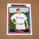 2005 TOPPS BASEBALL - Philadelphia Phillies Team Set (Updates & Highlights Only)