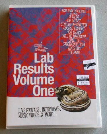 Lab Results: Volume 1 (DVD, 2006) - BRAND NEW SEALED!!!