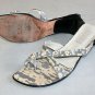 FRANCO SARTO Reptile Texture Slip-On Pump - Size: 9.5M