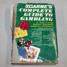 Scarne's Complete Guide to Gambling by John Scarne (1974, Hardcover)