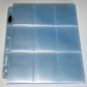 (20) 9 Pocket Pages for Baseball & Trading Cards / Coupon Binders (BCW PRO-9T)