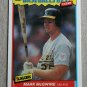 1987 FLEER BASEBALL "Baseball's Best" - Mark McGwire (#26)