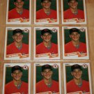 Lot of (9) 1990 FLEER BASEBALL - Ben McDonald Cards