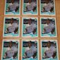 Lot of (9) 1990 FLEER BASEBALL - Greg Vaughn Cards