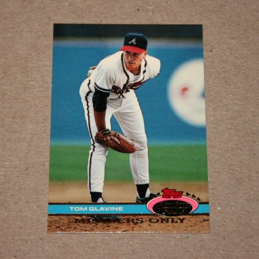 1991 TOPPS STADIUM CLUB BASEBALL "Members Only" Tom Glavine