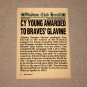 1991 TOPPS STADIUM CLUB BASEBALL "Members Only" Tom Glavine