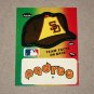 1984 FLEER BASEBALL - San Diego Padres Team Logo & Hat Sticker Card