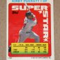 1990 TOPPS BASEBALL "Super Star Sticker Back" - Mark McGwire (#52)