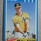 1988 FLEER BASEBALL "'88 All Stars" - Mark McGwire (#25)