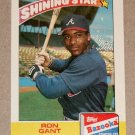 1989 TOPPS BASEBALL "Bazooka: Shining Star" - Ron Gant (#9)
