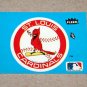 1985 FLEER BASEBALL - St. Louis Cardinals Team Logo Blue Sticker Card