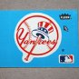 1985 FLEER BASEBALL - New York Yankees Team Logo Blue Sticker Card
