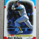 1989 FLEER BASEBALL "Heroes of Baseball" - Mark McGwire (#28)