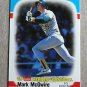 1989 FLEER BASEBALL "Heroes of Baseball" - Mark McGwire (#28)