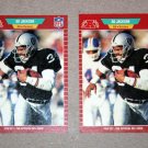 Lot of (2) 1989 PRO SET FOOTBALL - Bo Jackson (#185)
