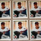 Lot of (6) 1990 UPPER DECK BASEBALL - Jim Abbott Cards