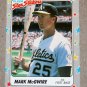 1988 FLEER BASEBALL "Star Stickers" - Mark McGwire (#56)