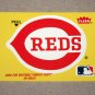 1986 FLEER BASEBALL - Cincinnati Reds Team Logo Yellow Sticker Card