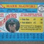 1988 TOPPS BASEBALL "Major League Leaders" - Mark McGwire (#31) Glossy