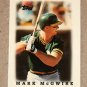 1988 TOPPS BASEBALL "Major League Leaders" - Mark McGwire (#31) Glossy