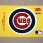 1986 FLEER BASEBALL - Chicago Cubs Team Logo Yellow Sticker Card