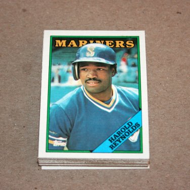 1988 TOPPS BASEBALL - Seattle Mariners Team Set + Traded Series