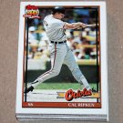 1991 TOPPS BASEBALL - Baltimore Orioles Team Set + Traded Series