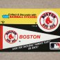 1986 FLEER BASEBALL - Boston Red Sox Team Logo & Pennant Sticker Card