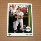 1989 UPPER DECK BASEBALL - San Francisco Giants Team Set + High Number Series