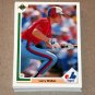 1991 UPPER DECK BASEBALL - Montreal Expos True Team Set (Low/High/Final)