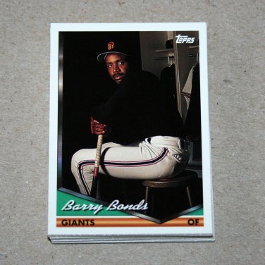 1994 TOPPS BASEBALL - San Francisco Giants True Team Set with Traded Series