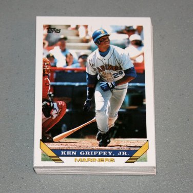 1993 TOPPS BASEBALL - Seattle Mariners True Team Set with Traded Series