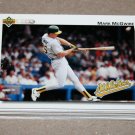 1992 UPPER DECK BASEBALL - Oakland Athletics Team Set + High Number Series