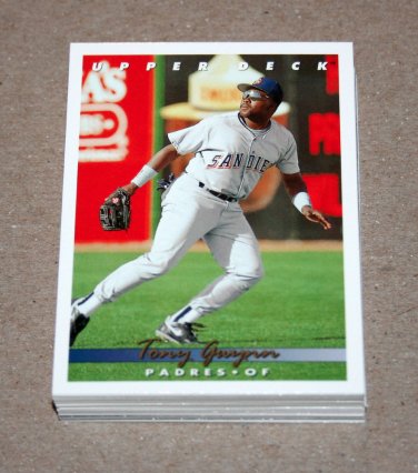 1993 UPPER DECK BASEBALL - San Diego Padres Team Set (Series 1 & 2)
