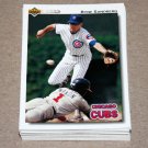 1992 UPPER DECK BASEBALL - Chicago Cubs Team Set + High Number Series