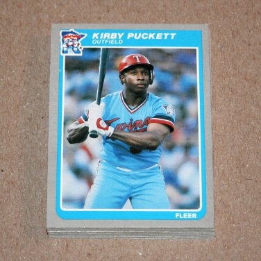 1985 FLEER BASEBALL - Minnesota Twins Team Set + Update Series