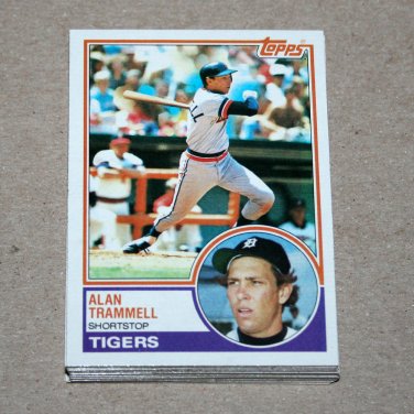 1983 TOPPS BASEBALL - Detroit Tigers Team Set + Traded Series