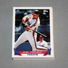 1993 TOPPS BASEBALL - Cleveland Indians Team Set (Series 1 & 2)