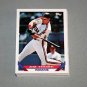 1993 TOPPS BASEBALL - Cleveland Indians Team Set (Series 1 & 2)