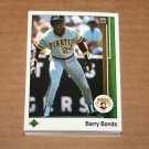 1989 UPPER DECK BASEBALL - Pittsburgh Pirates Team Set + High Number Series