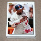 1992 UPPER DECK BASEBALL - Minnesota Twins Team Set + High Number Series