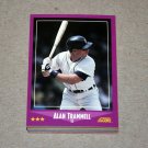 1988 SCORE BASEBALL - Detroit Tigers Team Set + Rookie & Traded Series